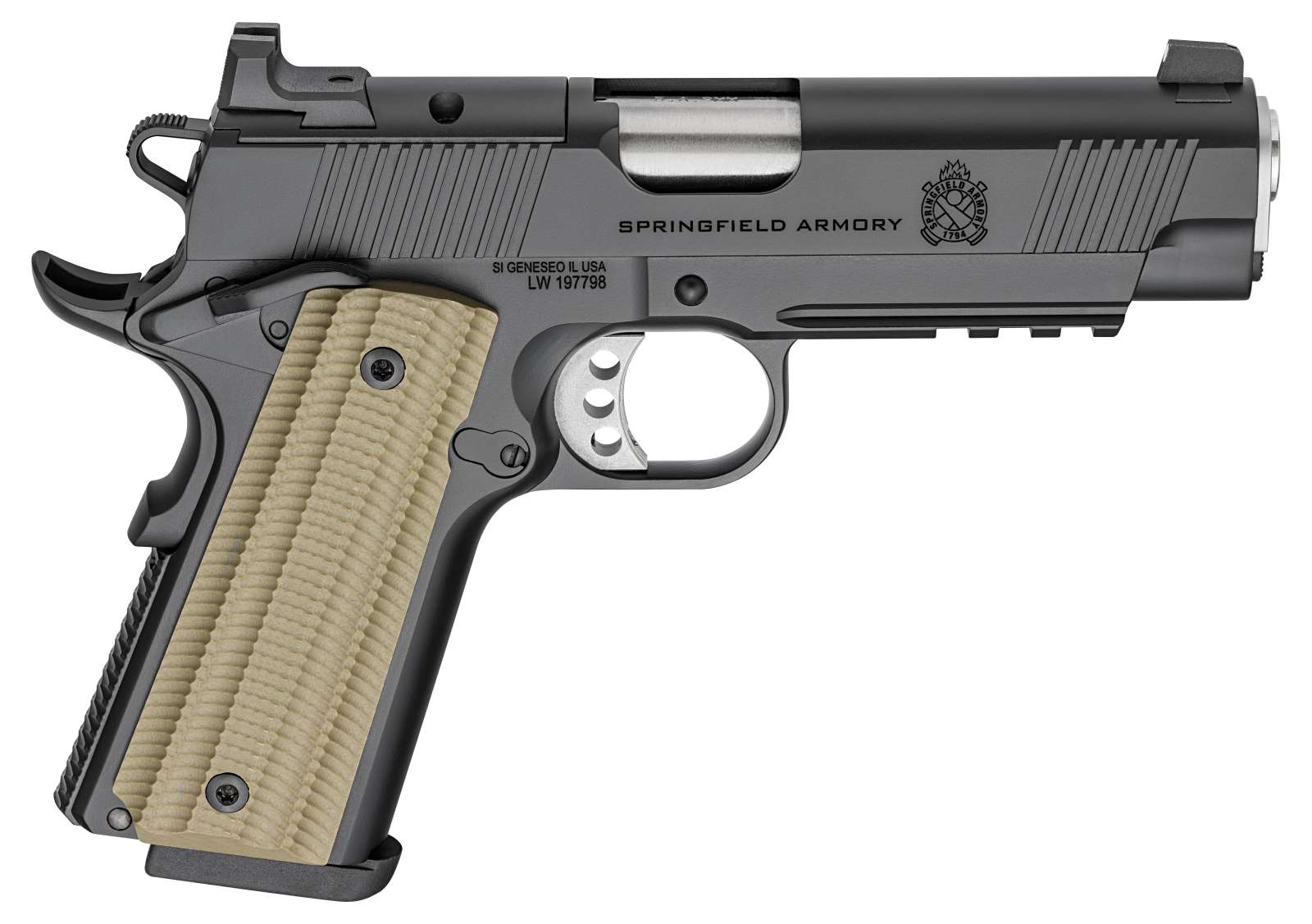 SPRINGFIELD ARMORY OPERATOR 1911 9MM 4.25" BLACK 2-9RD AOS OPTC READY