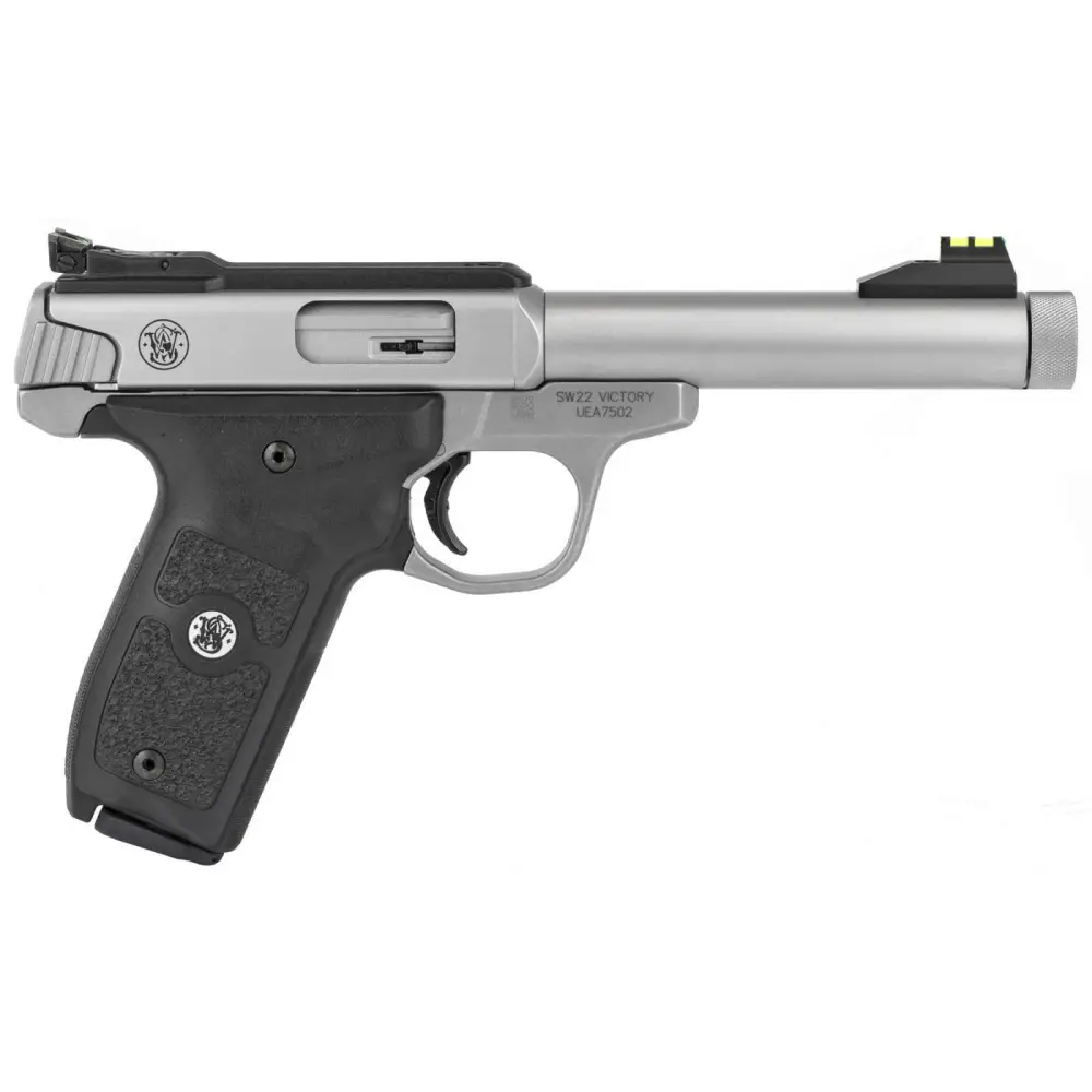 SMITH & WESSON SW22 VICTORY 22LR 5.5" STS TB 10RD PSTL