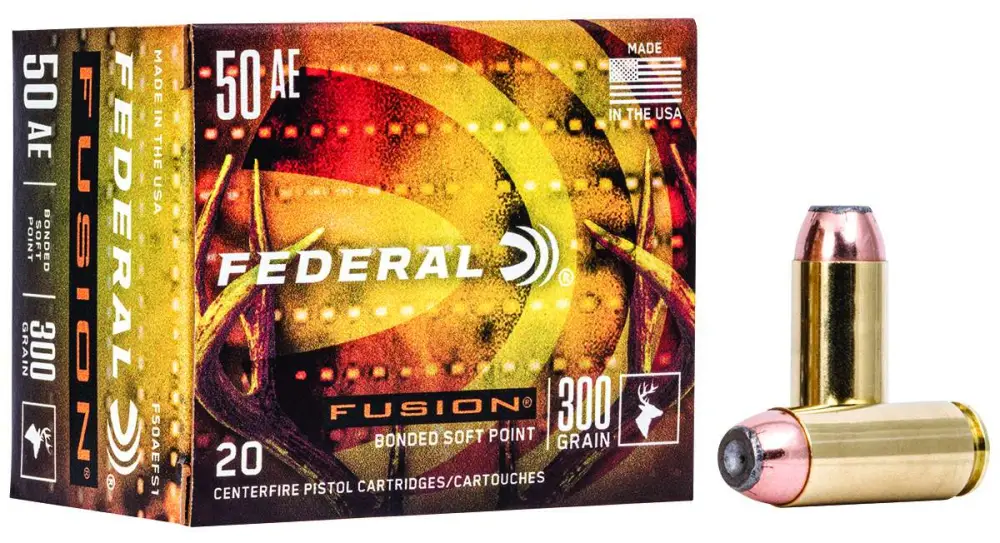 FEDERAL 50 ACTION EXPRESS 300GR FUSION 20 RD/BX 10 BX/CS