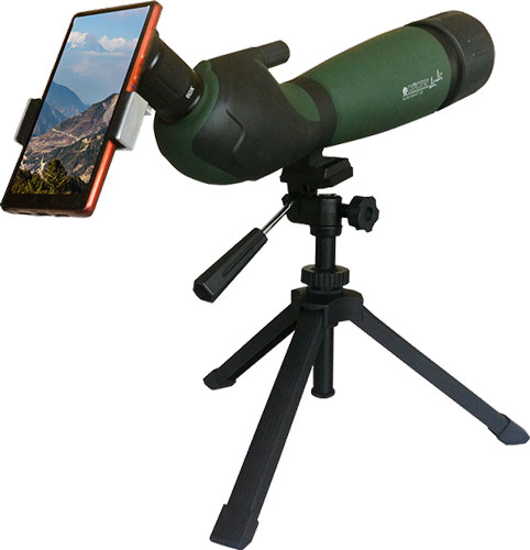 KONUS SPOTTING SCOPE 20-60X80 - TRIPOD & SMART PHONE ADAPTER - Image 2
