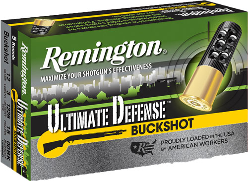 REMINGTON ULTIMATE DEFENSE - 12GA 3" 00 BUCK 5RD 20BX/CS