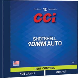 CCI SHOTSHELL 10MM 105GR - #9 SHOT 10RD 20BX/CS