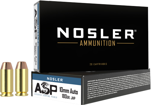 NOSLER 10MM 180GR ASP JHP - 20RD 10BX/CS