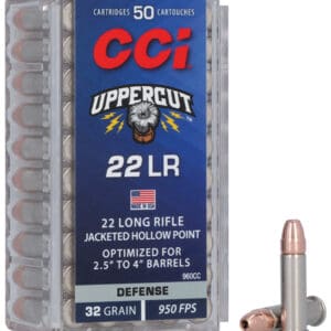 CCI UPPERCUT 22LR 32GR JHP - 950FPS 50RD 100BX/CS
