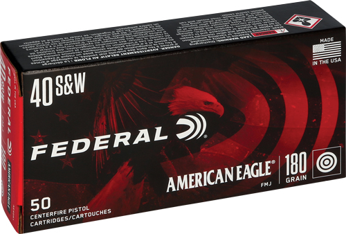 FEDERAL AE 40 SW 180GR FMJ-TC - 50RD 20BX/CS