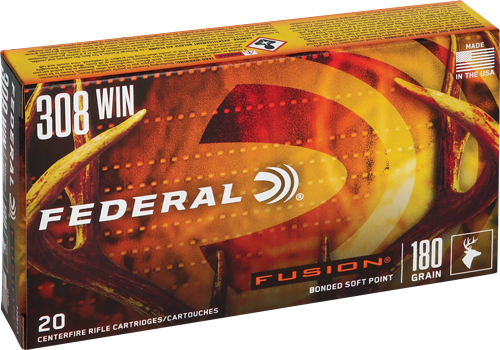 FEDERAL FUSION 308 WIN - 180GR FUSION 20RD 10BX/CS