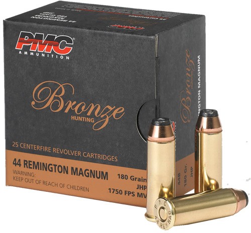 PMC 44 REM MAG 180GR JHP - 25RD 20BX/CS