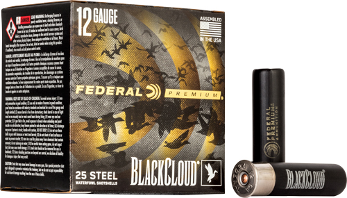 FEDERAL BLACK CLOUD 12GA 3.5" - 1-1/2OZ #4 1500FPS 25RD 10BX/C