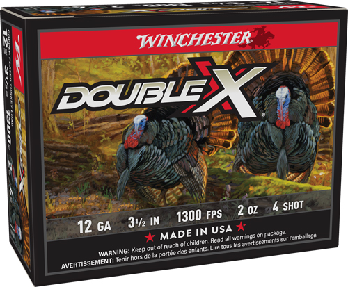 WINCHESTER DOUBLE-X 12GA 3.5" - 2OZ #4 10RD 10BX/CS - Image 2