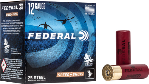 FEDERAL SPEED SHOK 12GA 3" - 1-1/4OZ #BB 1450FPS 25RD 10B/C