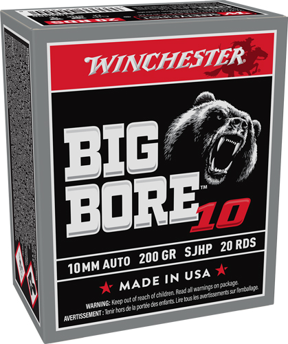 WINCHESTER BIG BORE 10MM - 200GR JSP 20RD 10BX/CS