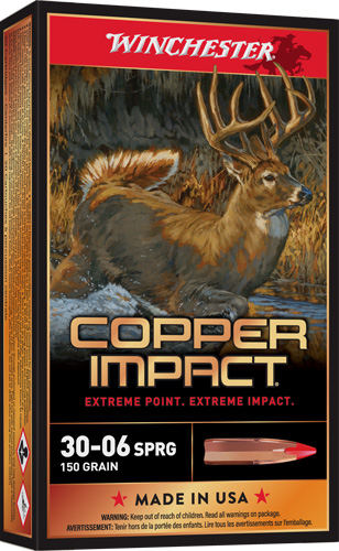 WINCHESTER COPPER IMPACT 30-06 - 150GR 20RD 10BX/CS