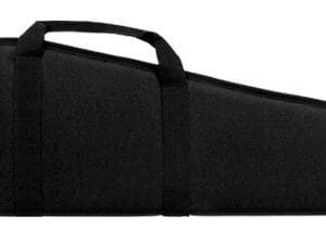 BULLDOG DELUXE RIFLE CASE 48" - BLACK W/ ZIPPERED ACCES POCKET