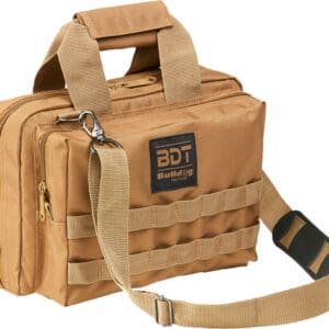 BULLDOG DELUXE 2 PISTOL RANGE - BAG W/MOLLE TAN