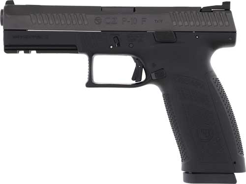 CZ P-10 F 9MM FS 10RD - REVERSIBLE MAG CATCH BLACK - Image 2