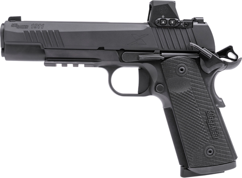 SIG 1911 X 45ACP 5" W/ROMEO-X - (2)8RD G10 STEEL BLACK - Image 3