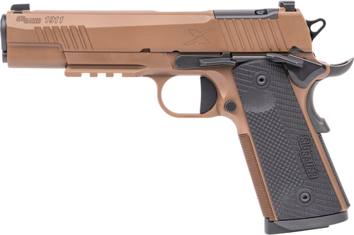 SIG 1911 X 45ACP 5" XRAY3 - OR (2)8RD G10 STEEL COYOTE - Image 3