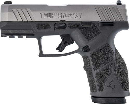 TAURUS GX2 9MM 13-SHOT ADJ. - GRAY FRAME STAINLESS SLIDE - Image 2
