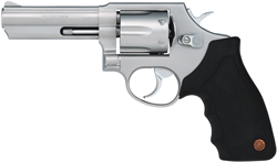 TAURUS 65 357MAG 4" FS 6-SHOT - STAINLESS STEEL RUBBER