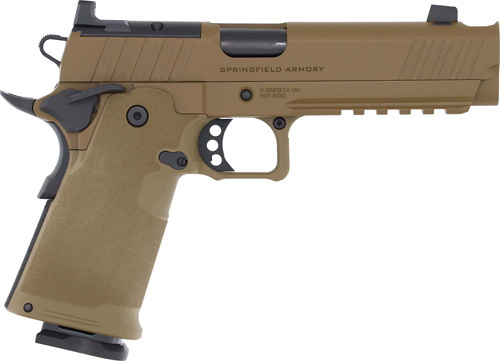 SPRINGFIELD 1911 DS PRODIGY - COMP 9MM 5" COYOTE BROWN 10RD