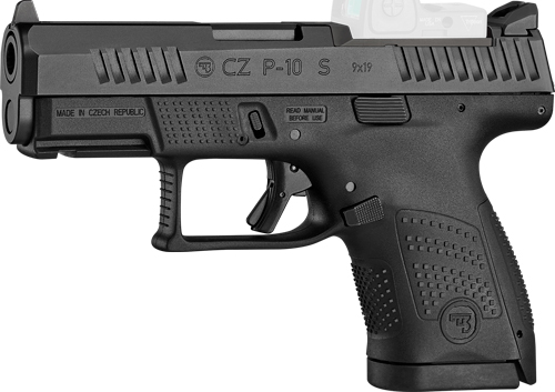 CZ-USA P-10 S OR 9MM FS - 12-SHOT BLACK POLYMER FRAME