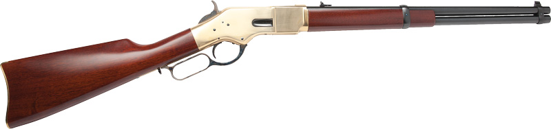 CIMARRON 1866 YELLOWBOY 32-20 - 19" BRASS/BLUED WALNUT