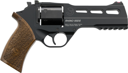 CHIAPPA RHINO 50SA 9MM - 5" ADJ. SIGHT BLACK/WALNUT