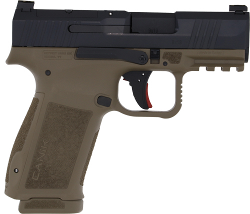 CANIK METE MC9L 9MM 3.18" BBL - OR FS BLACK SLIDE/FDE FRAME