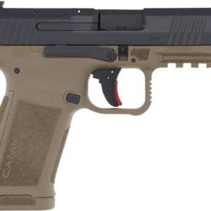 CANIK METE MC9LS 9MM 3.68" BBL - OR FS BLACK SLIDE/FDE FRAME