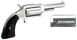 NAA "SHERIFF" MINI-REVOLVER - 22WMR 2.5" S/S ROSEWOOD