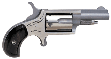 NAA MINI-REVOLVER 22LR 1-5/8" - STAINLESS MATTE WOOD