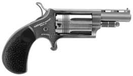 NAA MINI-REVOLVER "WASP" 22WMR - 1-5/8" S/S MATTE BLACK RUBBER