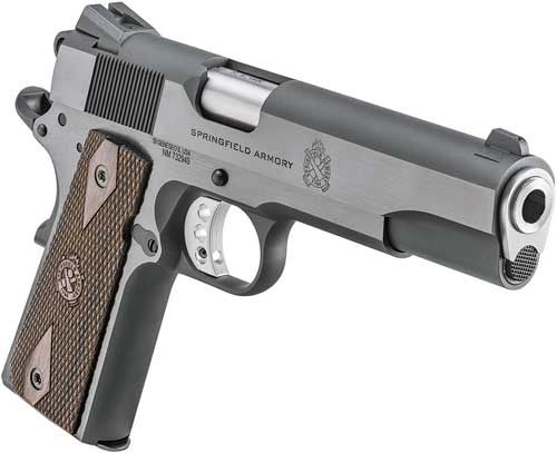 SPRINGFIELD 1911 GARRISON - 9MM 5" 9RD BLUED WALNUT