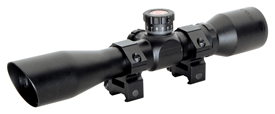 TRUGLO TRU-BRITE 4X32MM SCOPE - TACTICAL MIL-DOT W/RINGS BLACK - Image 2