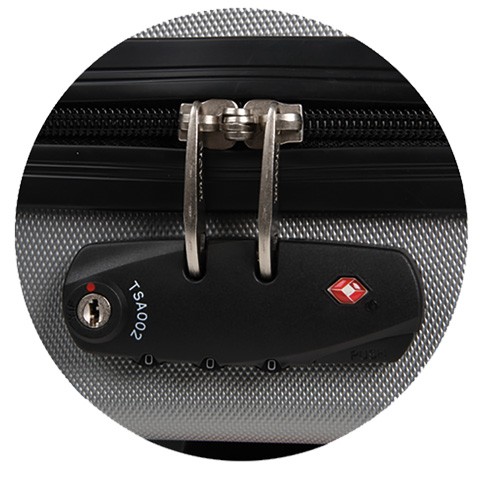 BULLDOG POLYCARBONATE PISTOL - CASE W/ TSA COMO LOCK GREY 9" - Image 2