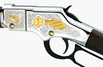 HENRY H4 EMS TRIBUTE EDITION - 22S/L/LR 20" OCTAGON ENGRAVED - Image 3