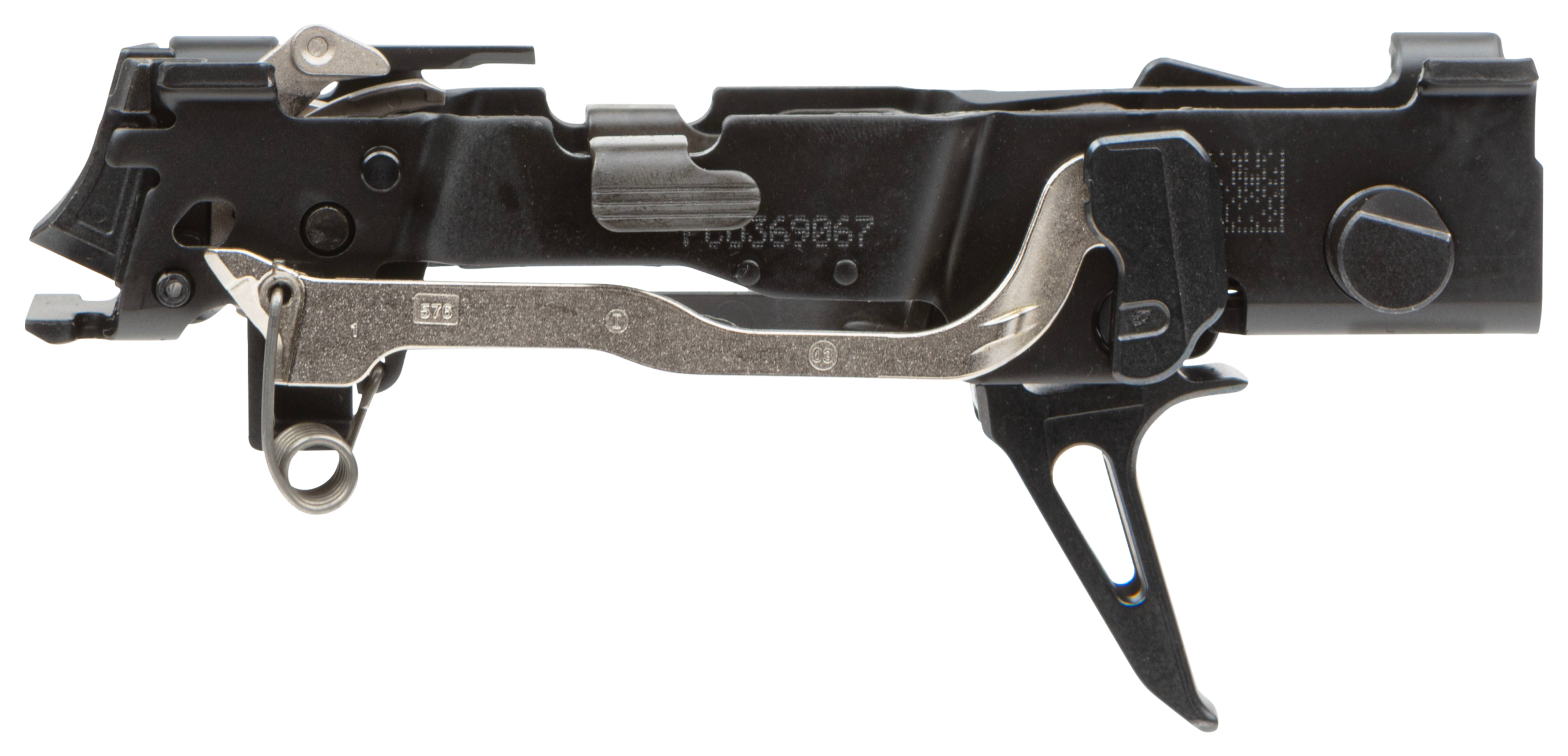 SIG SAUER P320 FIRE CONTROL UNIT 9/40/357 CUSTOM WORKS SKLT FLT BLD BLK