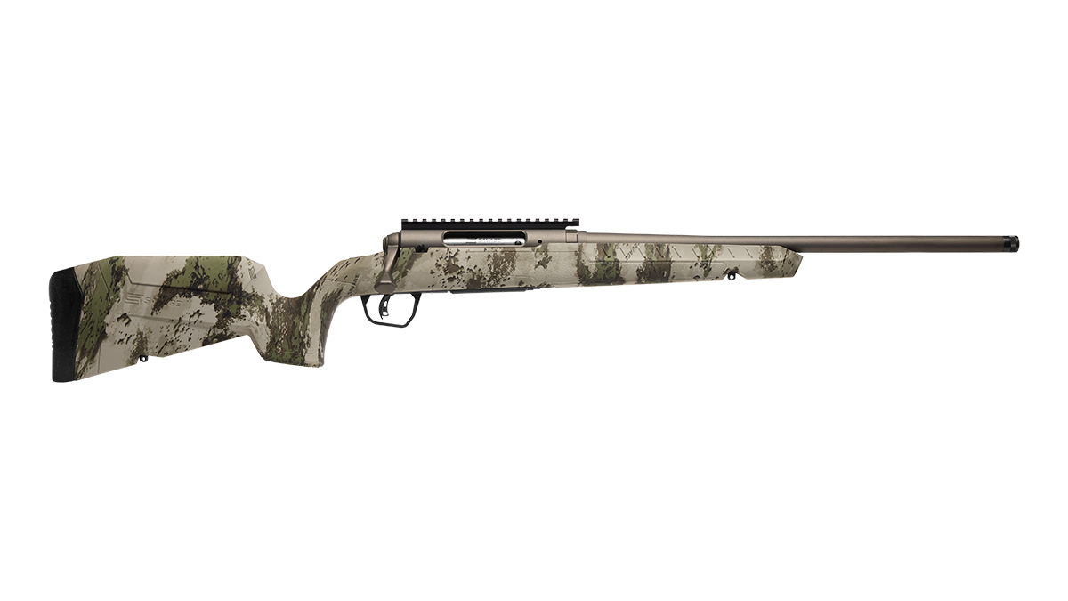 SAVAGE GEN2 AXIS II PRO COMPACT 243 WIN WOODLAND CAMO