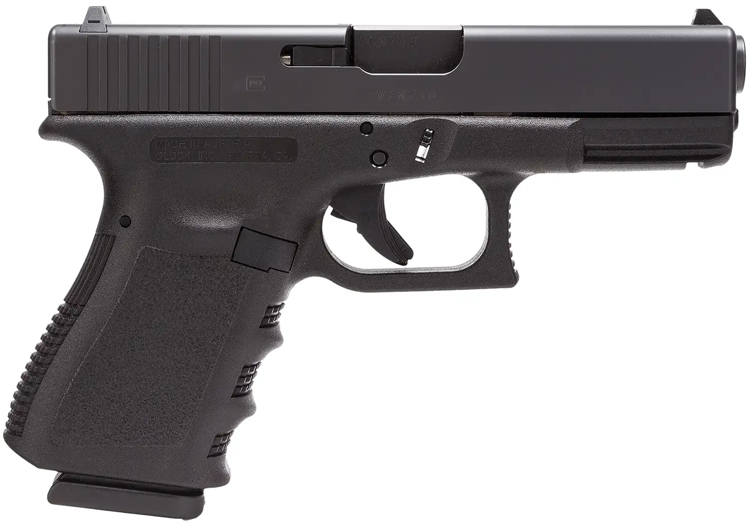 GLOCK 23 V 40SW PISTOL 4.02" BLACK FXD 3-13RD MAGS