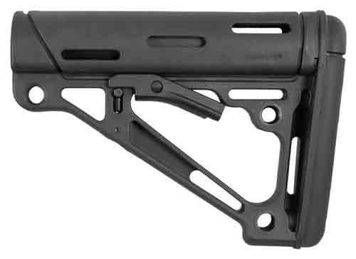 HOGUE AR-15 COLLAPSIBLE STOCK - BLACK RUBBER MIL-SPEC