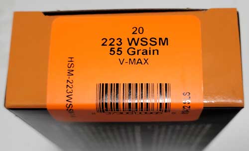 HSM 223 WSSM 55GR V-MAX - 20RD 25BX/CS - Image 2