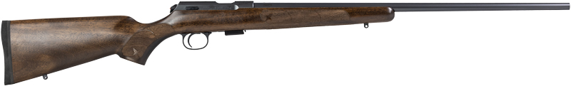 CZ 457 AMERICAN LH 22LR 24.5" - BLUED BARREL WALNUT STOCK - Image 2