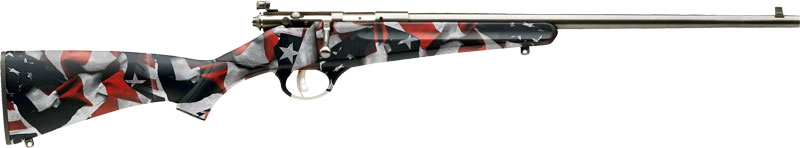 SAVAGE RASCAL YOUTH SINGLESHOT - 22LR ACCU TRIG RED/WHITE/BLUE