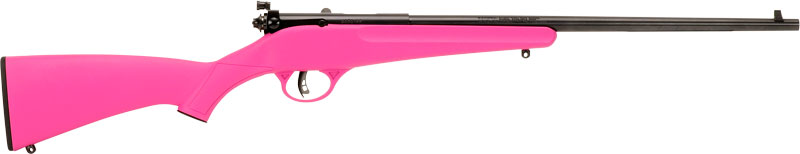 SAVAGE RASCAL YOUTH SINGLESHOT - LH 22LR ACU TRG BLUED/PINK - Image 2