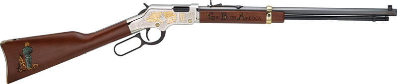 HENRY H4 GOD BLESS AMERICA - 22S/L/LR 20" OCTAGON ENGRAVED