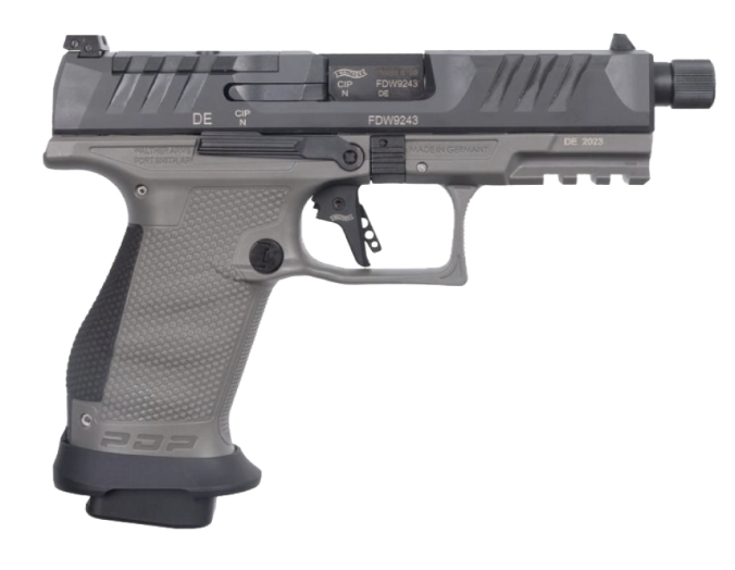 WALTHER PDP PRO SD COMPACT 9MM PSTL 18RD 4.6" TB TUNGSTEN GRY