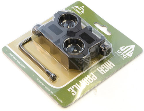 UTG RINGS 1" HIGH PROFILE - MATTE BLACK PICATINNY/WEAVER - Image 2