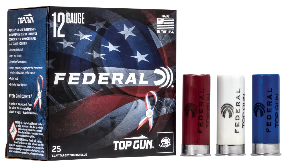 FEDERAL 12GA 2 3/4" 1 1/8OZ 8 USA 250TH 25RD/BX 10 BX/CS - Image 2