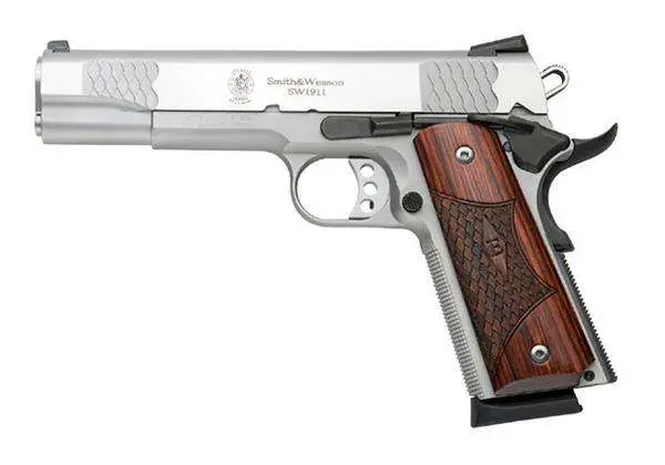 SMITH & WESSON 1911E 45ACP 5" PSTL STS 8RD - Image 3