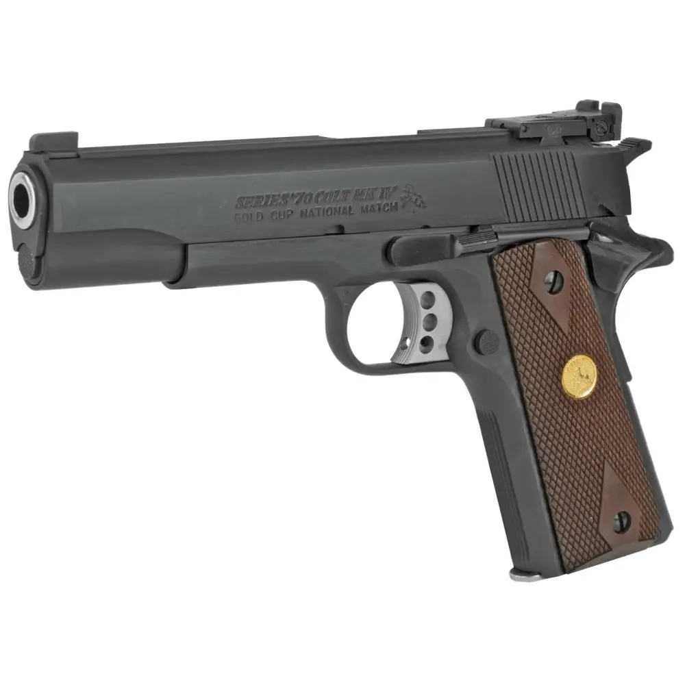 COLT 1911 GOLD CUP NATIONAL MATCH 38 SUPER 5" 9+1 BLUED - Image 2